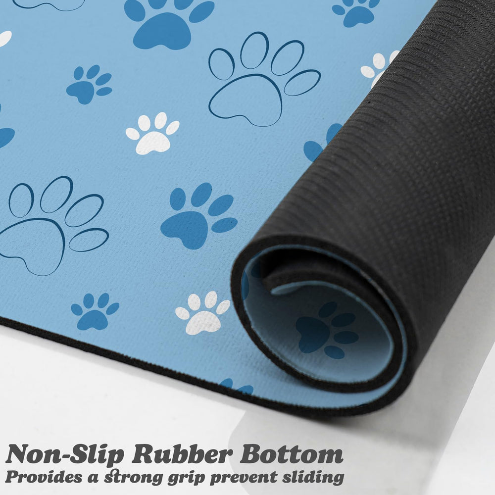 Tapis Zoeeya anti-dérapant arrière en caoutchouc, repas plus stable.