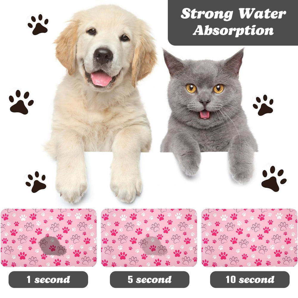 Tapis Zoeeya avec dos imperméable et antidérapant pour repas plus sûrs.