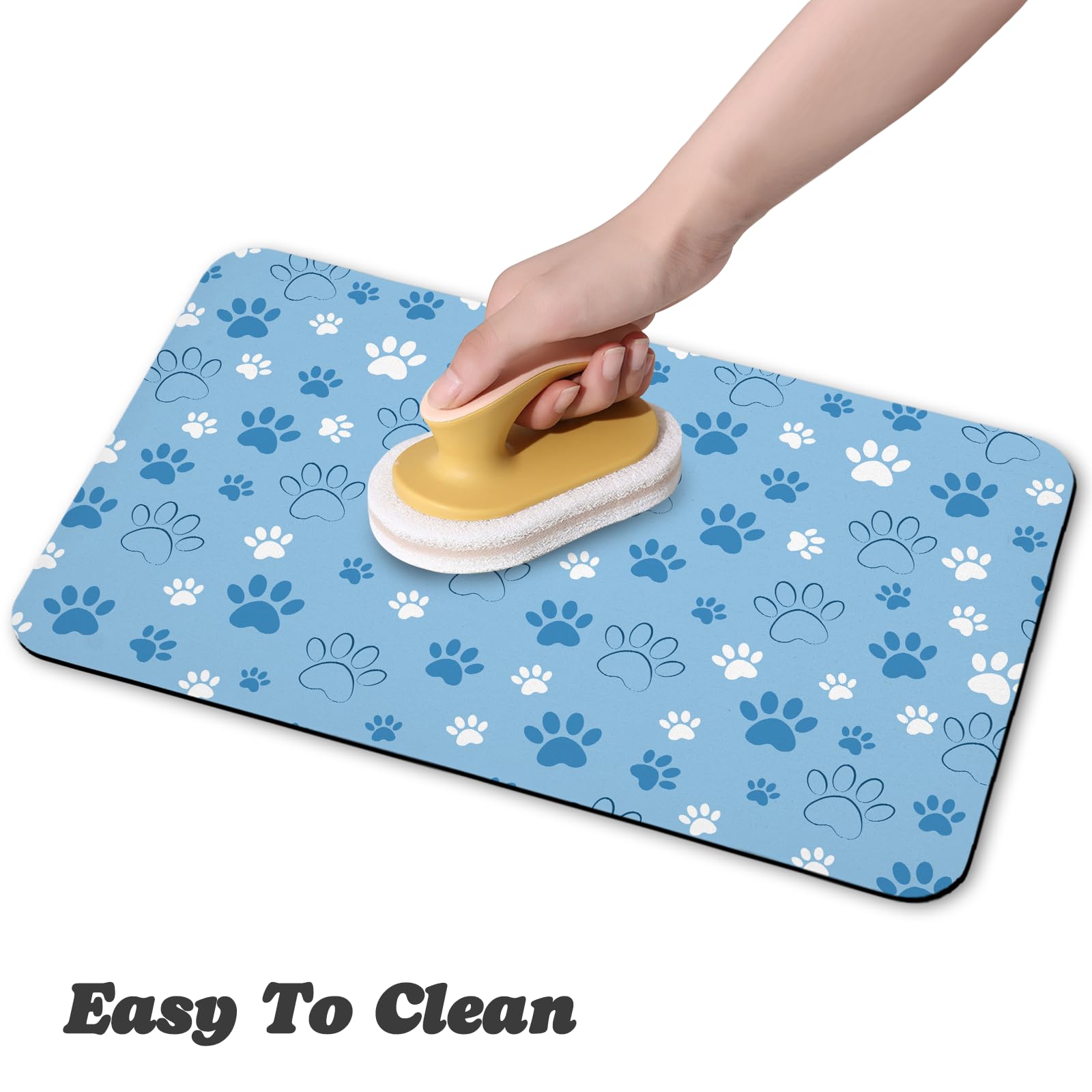 Tapis Zoeeya nettoyage rapide, essuyez ou rincez après usage.