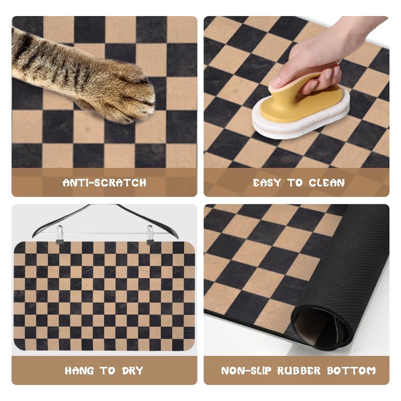 Tapis Zoeeya absorbant, surface qui capte les liquides et résidus.