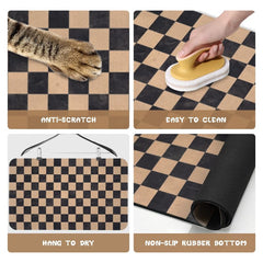Tapis Zoeeya absorbant, surface qui capte les liquides et résidus.