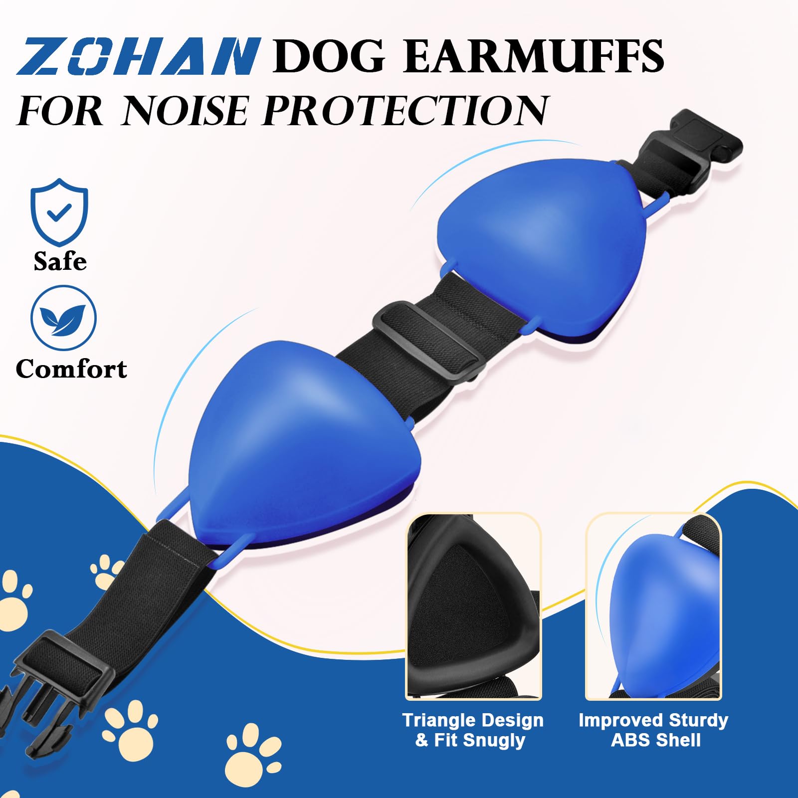ZOHAN système à verrouillage rapide sur chien bleu, ajustement précis.