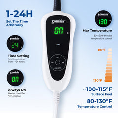 Affichage du thermostat à 11 niveaux pour ajustement précis de la chaleur