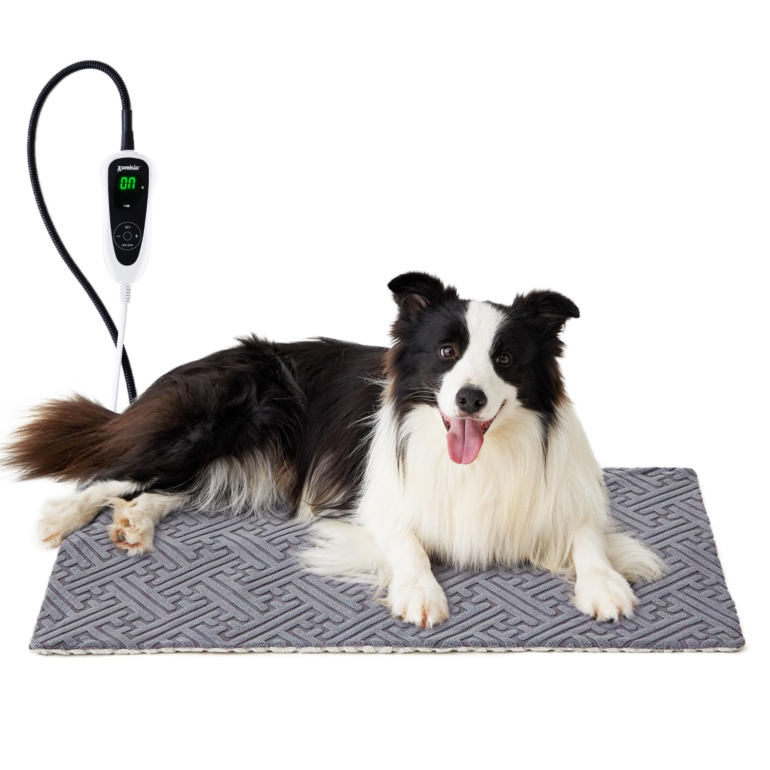 ZOMISIA coussin chauffant pour chien 32x20 pouces, chaleur confortable et sécurisée
