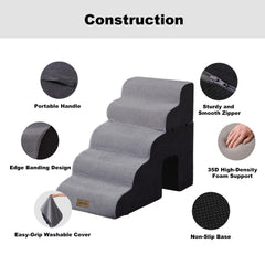 Escaliers antidérapants ZOMISIA, base stable sur sols variés.