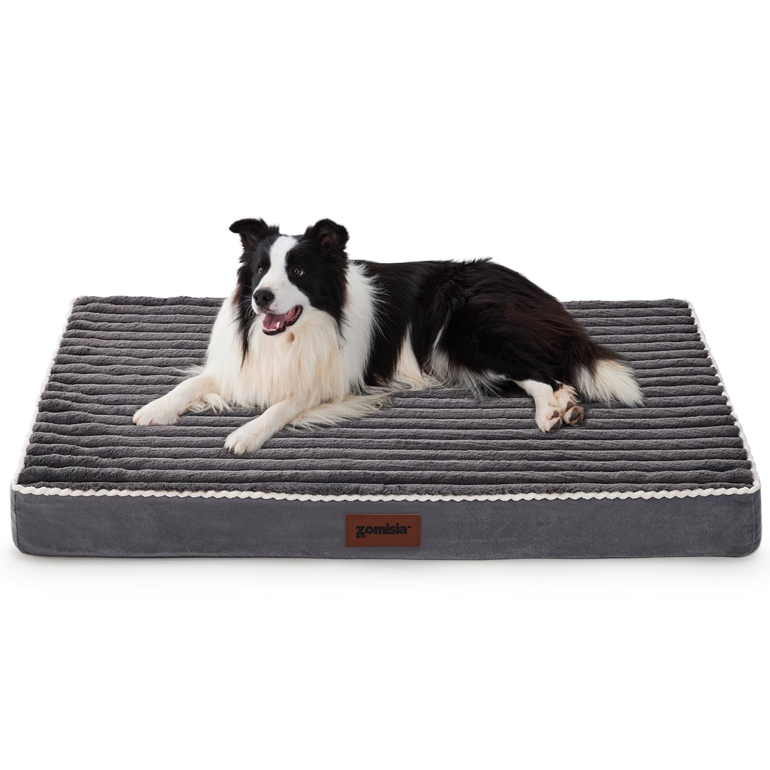 ZOMISIA XL lit caisse chien 42 pouces: ajustement parfait et stabilité renforcée