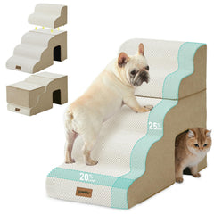 Rampe ZOMISIA pour chien grand, 24 pouces, 5 étages, accès facile et sûr.