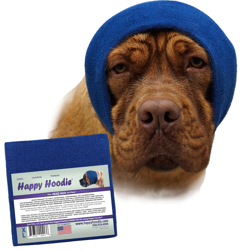 Happy Hoodie par ZONI PETS, bandage apaisant pour chien et chat, réduction du bruit lors du toilettage