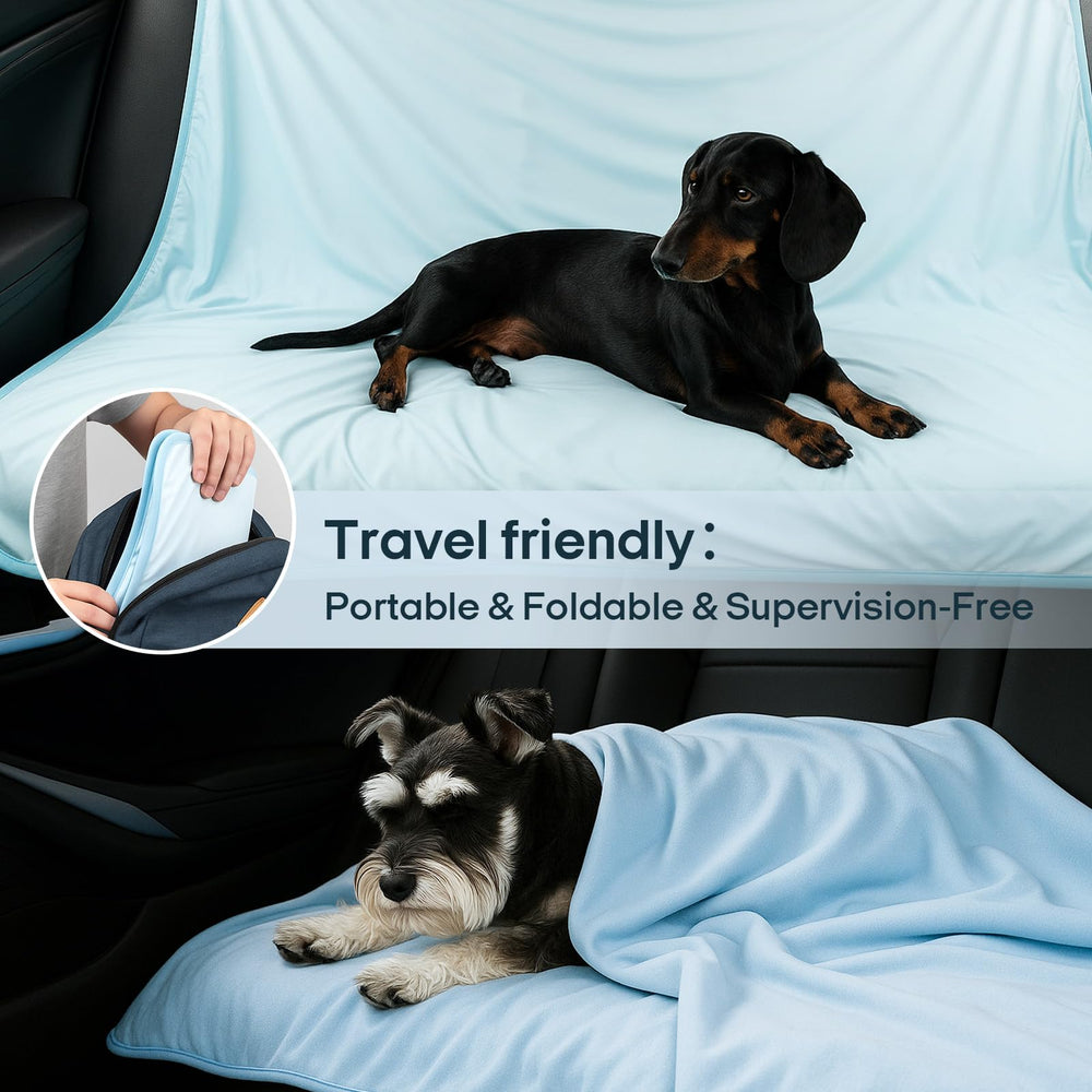ZonLi texture douce et bleue apportant chaleur et confort relaxant.
