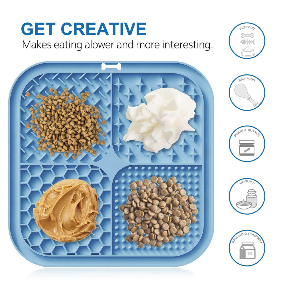 Zonopy Licking Mat en silicone alimentaire sans BPA, sûr pour chiens et chats