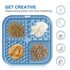 Zonopy Licking Mat en silicone alimentaire sans BPA, sûr pour chiens et chats