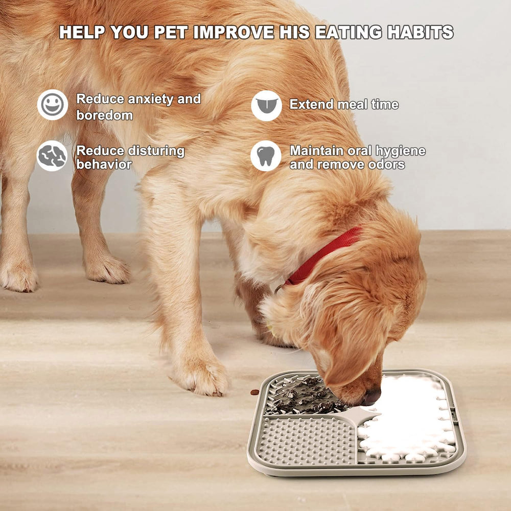 Zonopy tapis de léchage peut aider à apaiser l'anxiété et l'ennui des animaux.