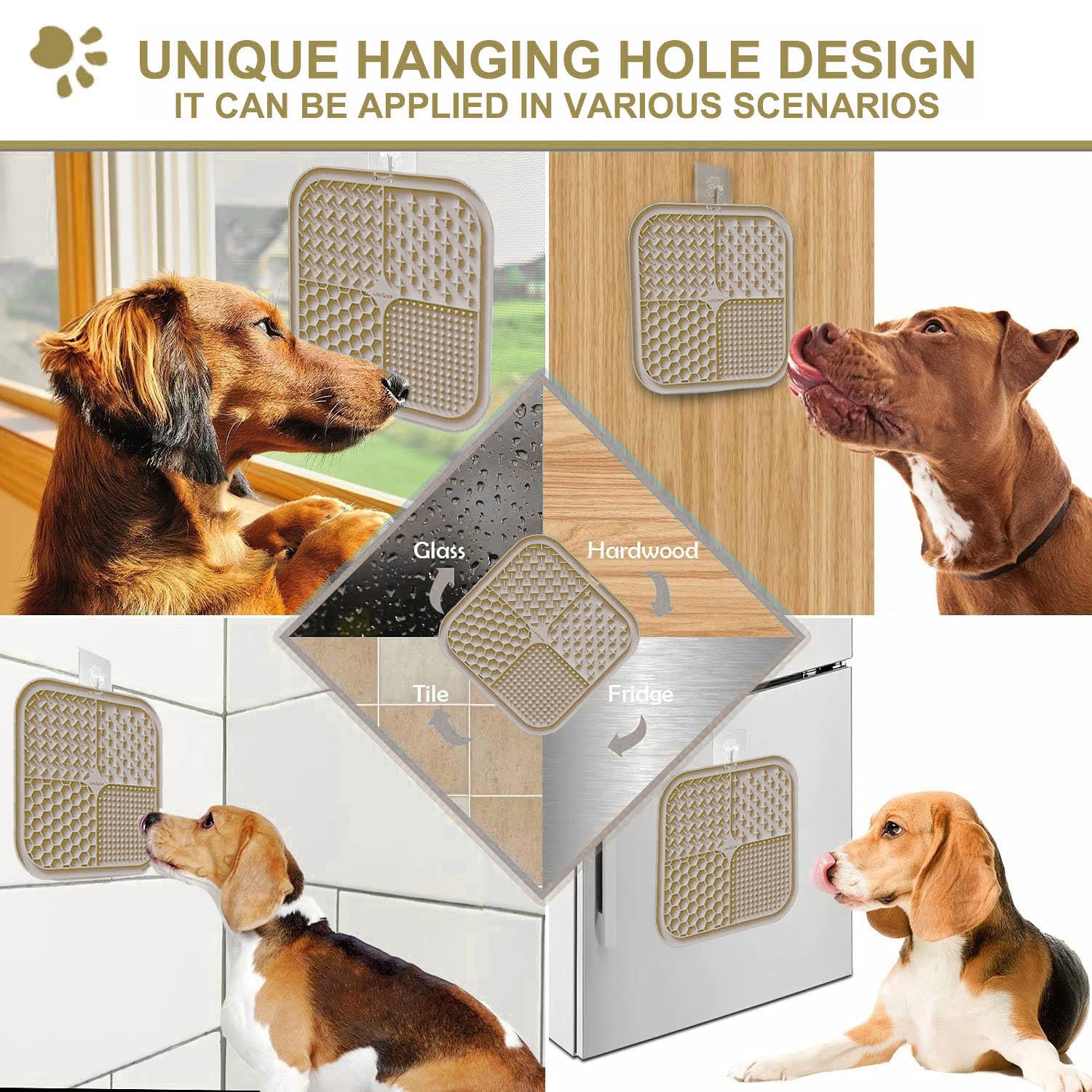 Zonopy tapis de léchage lavable au lave-vaisselle, nettoyage rapide et pratique.