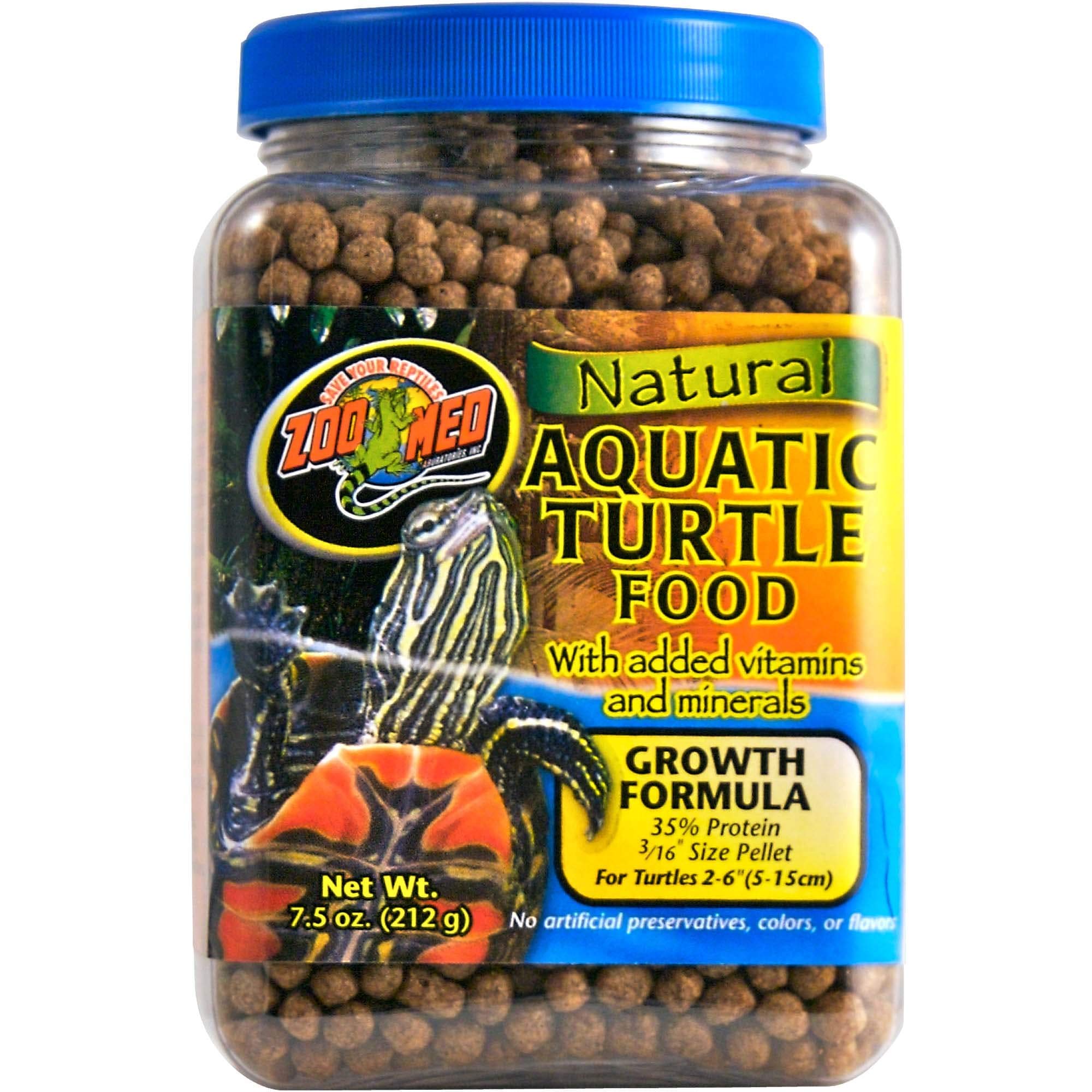 Zoo Med Gourmet Alimentation Tortue Aquatique: granulés flottants pour soutien de croissance.
