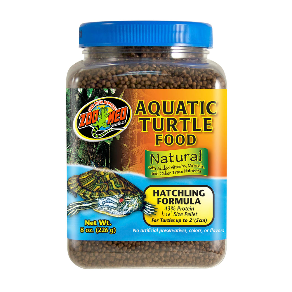 Zoo Med – nourriture pour jeunes tortues aquatiques avec granulés flottants facilitant l’alimentation en surface