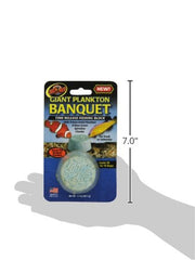 Zoo Med Banquet Plancton Bloc – utilisation quotidienne simple pour poissons difficiles à nourrir