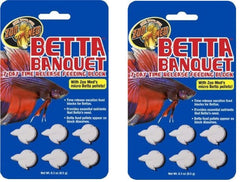 Bloc Banquet Betta Zoo Med, pellets nutritifs libérés progressivement pour betta lors de votre absence