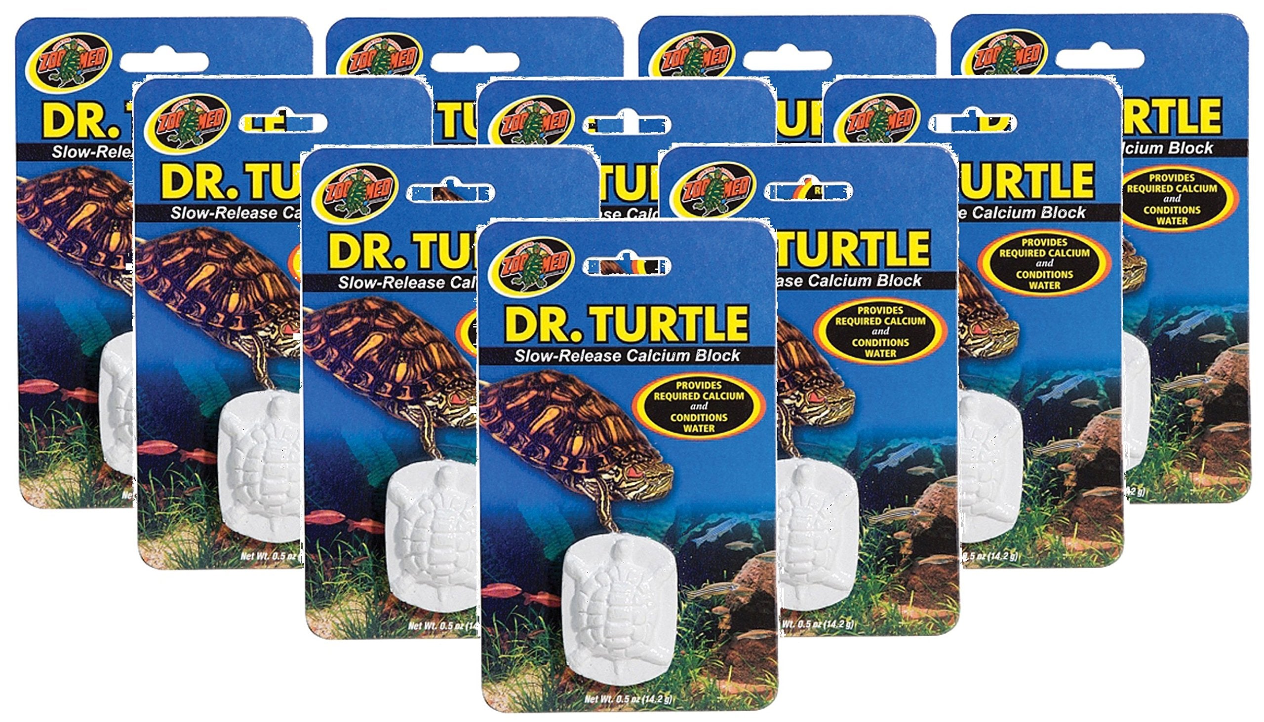 Dr.Turtle Zoo Med bloc calcium lent, libération progressive dans l eau pour tortues, soutien potentiel à la coquille