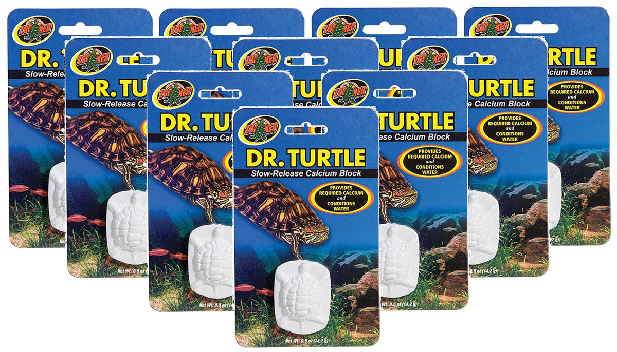 Dr.Turtle Zoo Med bloc calcium lent, libération progressive dans l eau pour tortues, soutien potentiel à la coquille