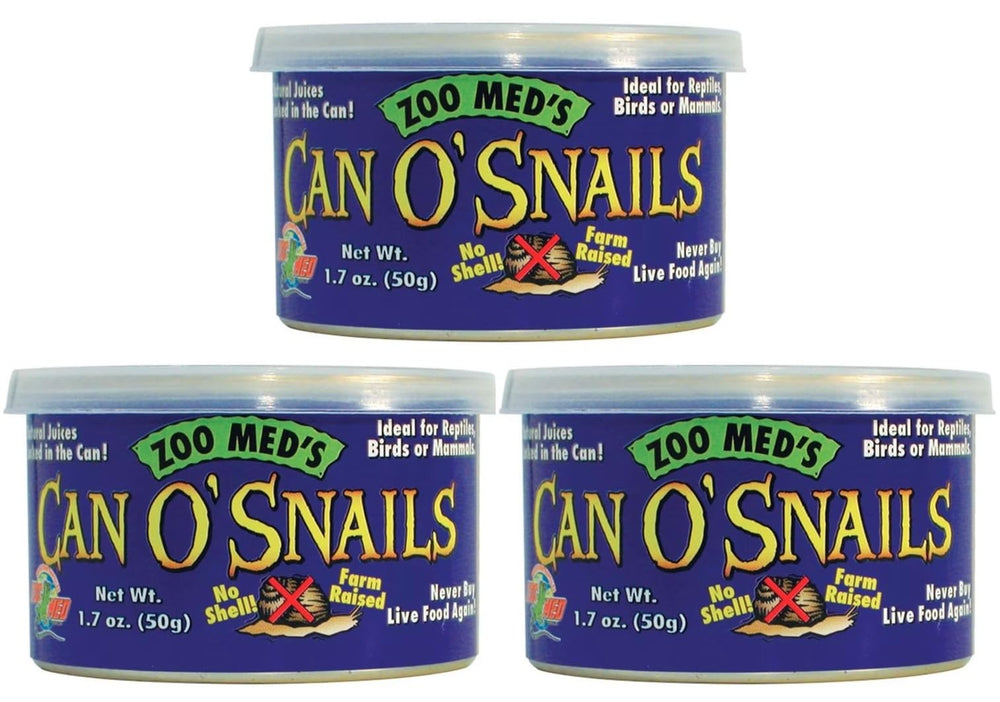 Zoo Med Can O' Snails, vue du pack, idéal pour l’alimentation des reptiles