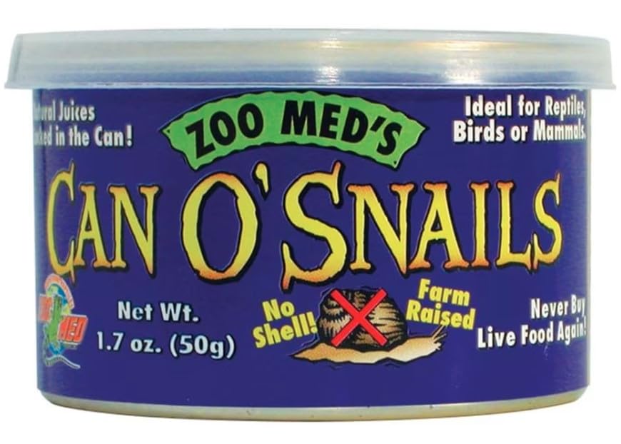 Zoo Med Can O' Snails, vue rapprochée des boîtes, utile pour les petits animaux
