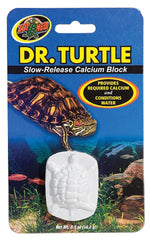 Bloc calcium Tortue Zoo Med Dr.Turtle, libération lente pour la croissance de la carapace