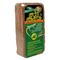 Zoo Med Eco Earth: expansion en substrat coco de 7 à 8 litres pour terrariums spacieux.