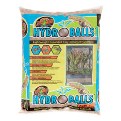 HydroBalls Zoo Med, couche de base pour terrarium, améliore humidité et stabilité du sol.