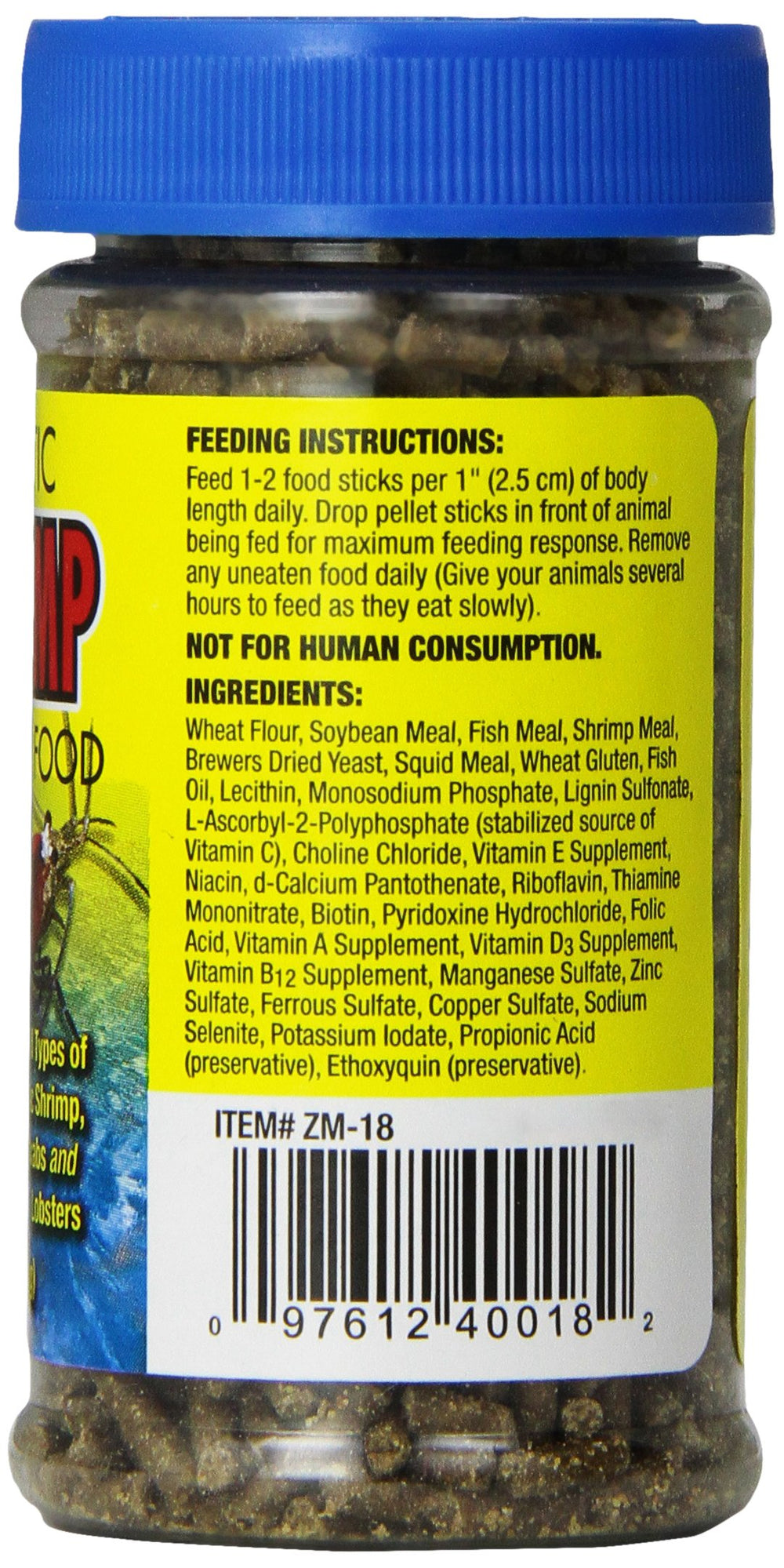 Zoo Med – nourriture coulante pour crabes, pratique pour le repas au substrat.