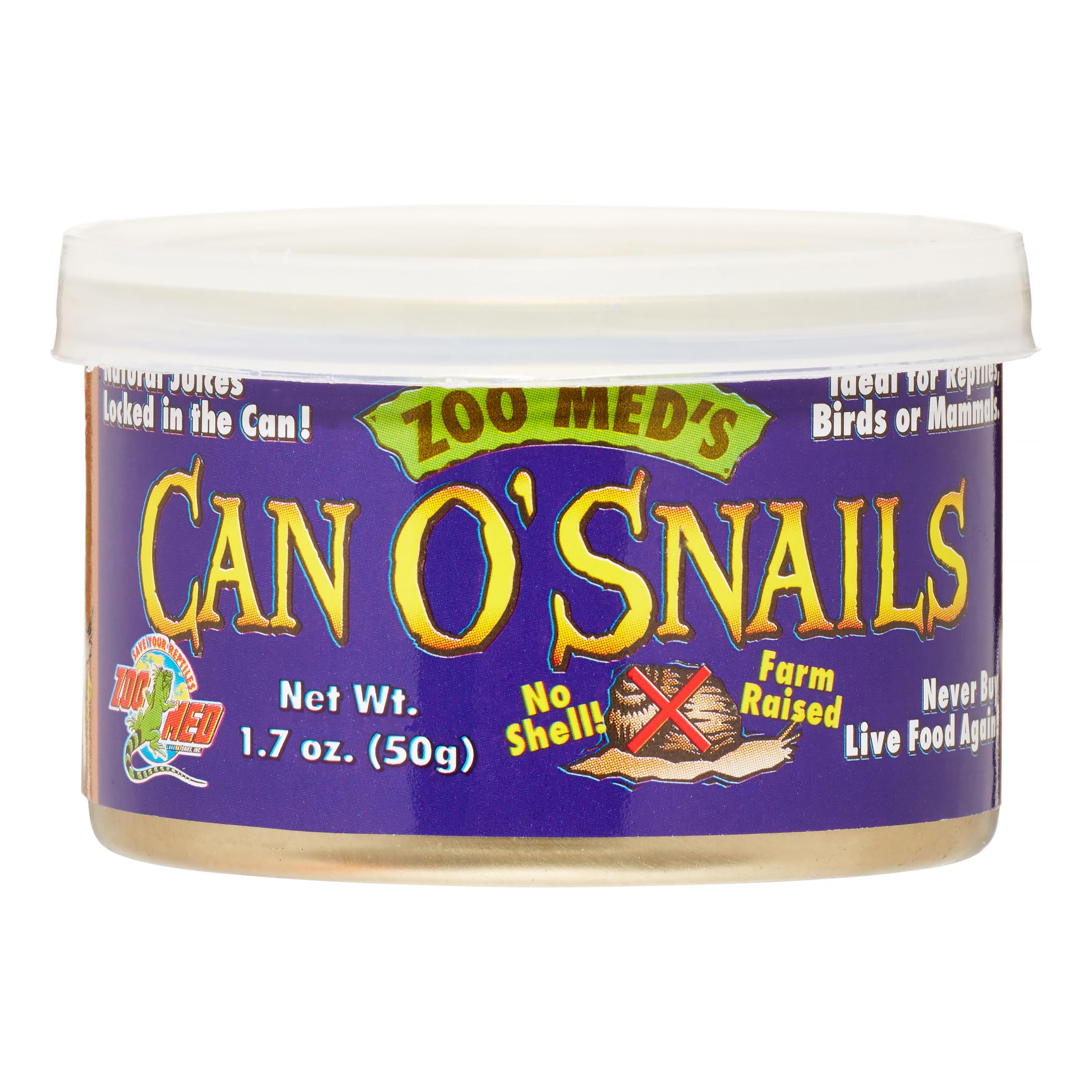Zoo Med – Nourriture d'escargots pour tortues, pratique et nourrissante pour l'alimentation quotidienne.
