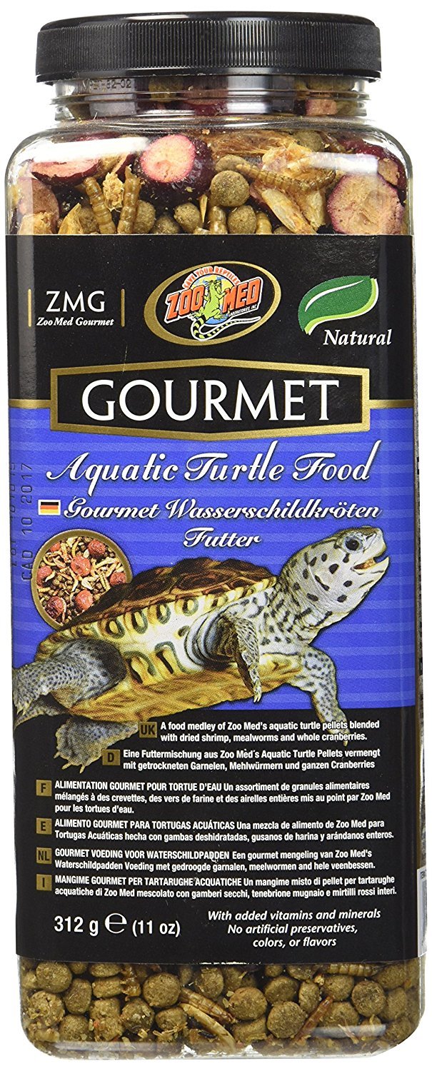 Zoo Med Gourmet Tortue Aquatique — pot 11 oz prêt à nourrir la tortue.
