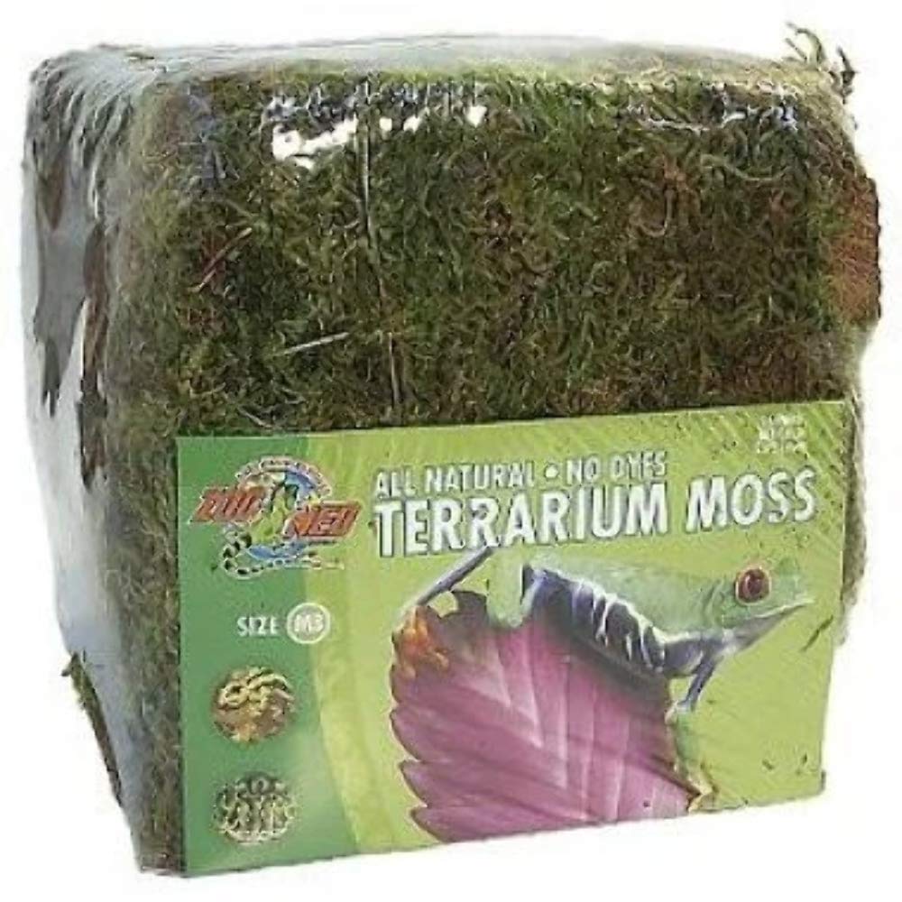 Zoo Med Terrarium Mousse, substrat humide naturel pour terrariums 30-40 galons américains, idéal pour l'humidification