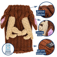 Zoo Snoods accessoire chien renne-tricot, style ludique pour balades