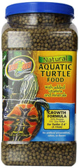 Zoo Med Alimentation tortue aquatique hatchling: granulés-protéine 43% favorisant une croissance adaptée.