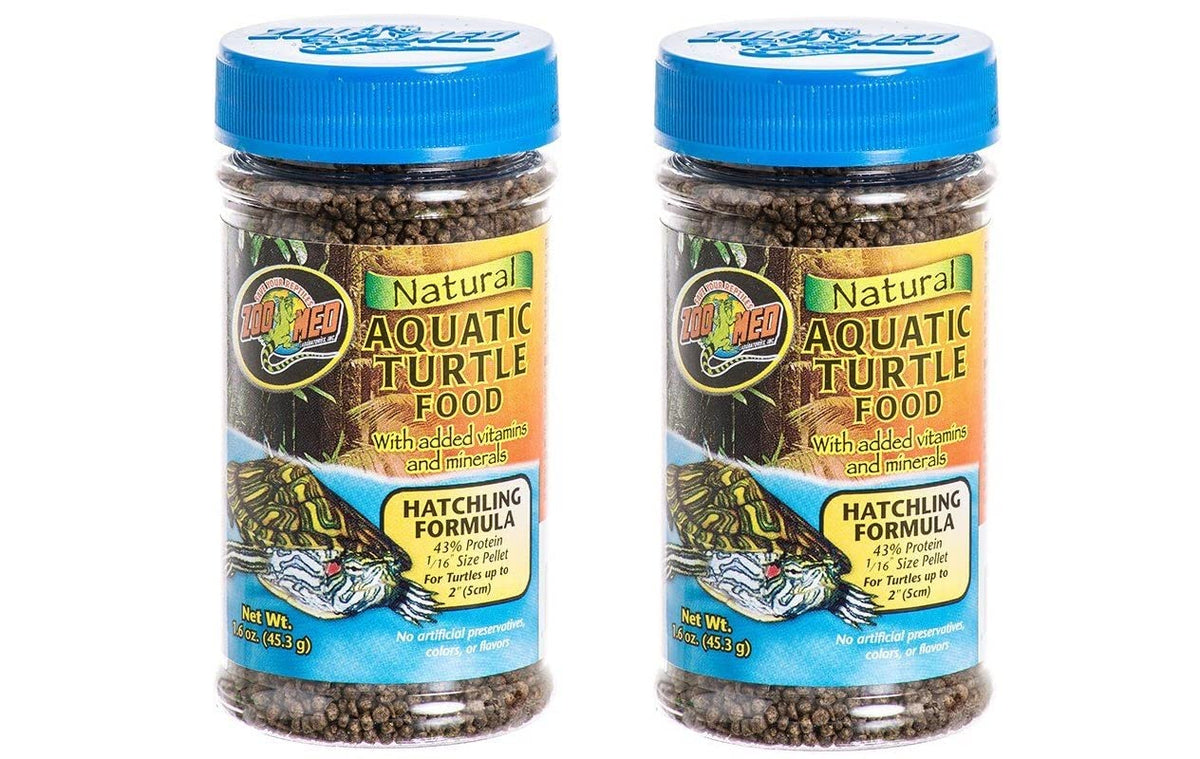 Zoo Med granulés pour jeunes tortues aquatiques, alimentation pratique et croissance saine.