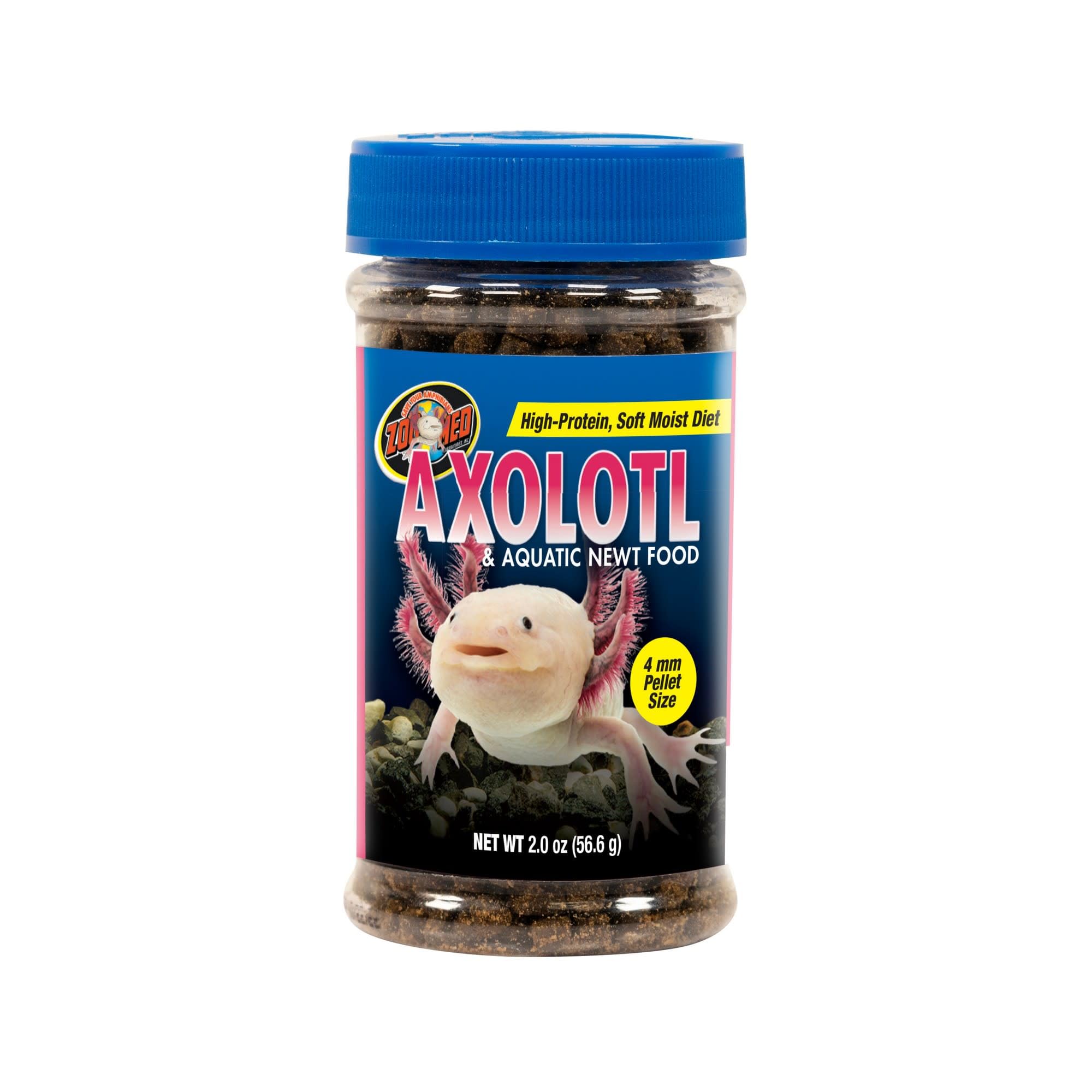 Zoo Med axolotl – granulés 4 mm faciles à ingérer