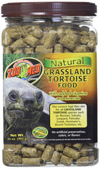 Zoo Med Nourriture tortue de prairie naturelle montrant la fibre longue et le packaging