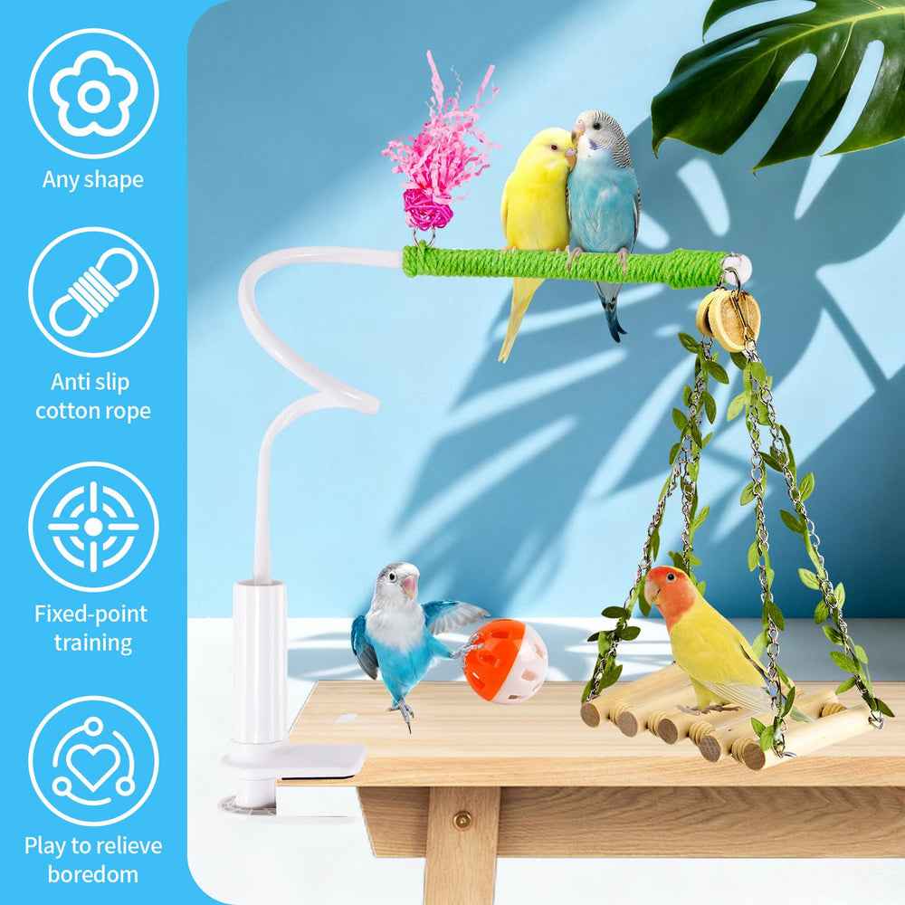 ZooVibe jouet-oiseaux-interactif-bureau: stimulation et jeu au bureau.