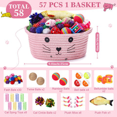 Zopeal Boules flash colorées: jouets interactifs stimulant l'activité du chat.