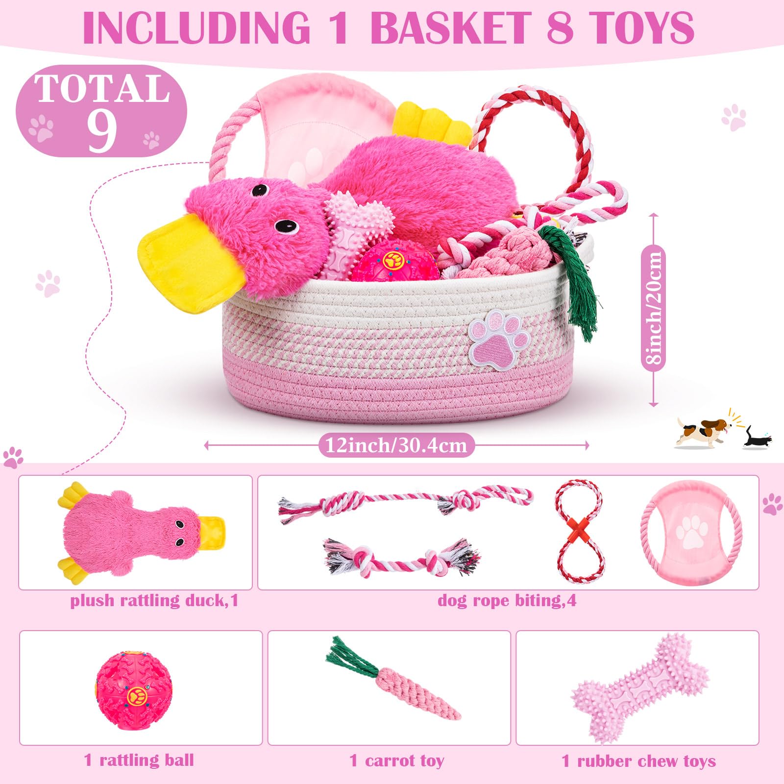Canard en peluche interactif Zopeal rose pour stimuler le jeu.