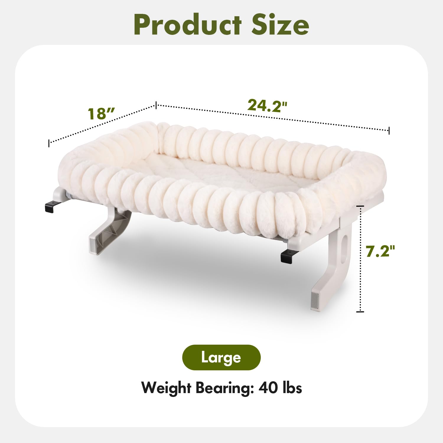 Zoratoo Cloud-Cuddle coussin doux offrant un confort chaleureux pour le chat.