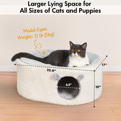 Zoratoo tissu doux enveloppe le chat au chaud