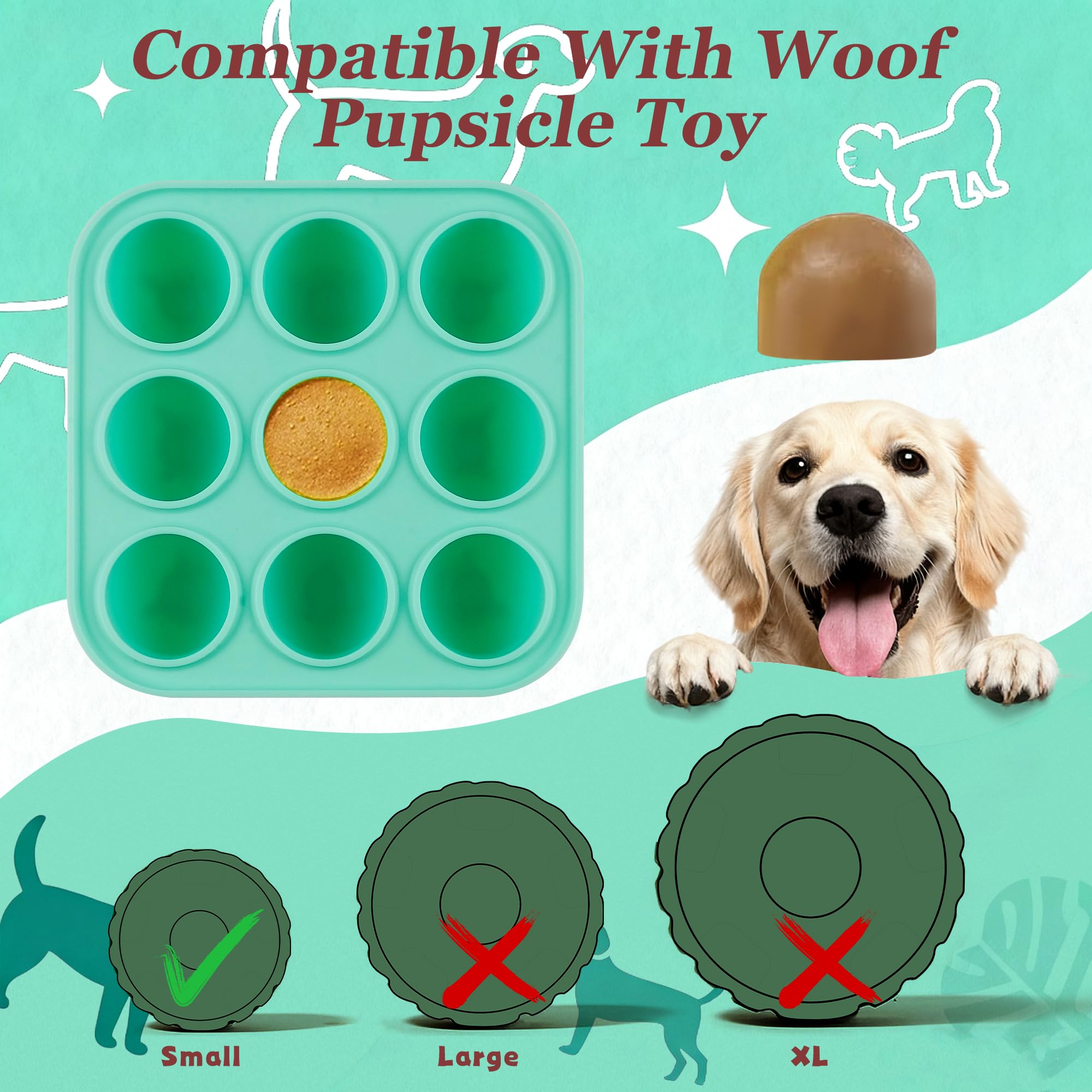 Démoulage facile avec le moule Zorazio, friandises canines simples à libérer.