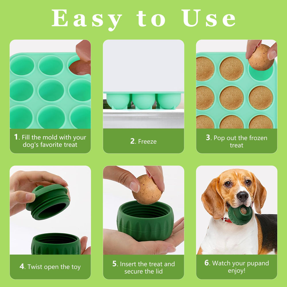 Zorazio Silicone sans BPA, friandises sûres pour chiens surgelés.