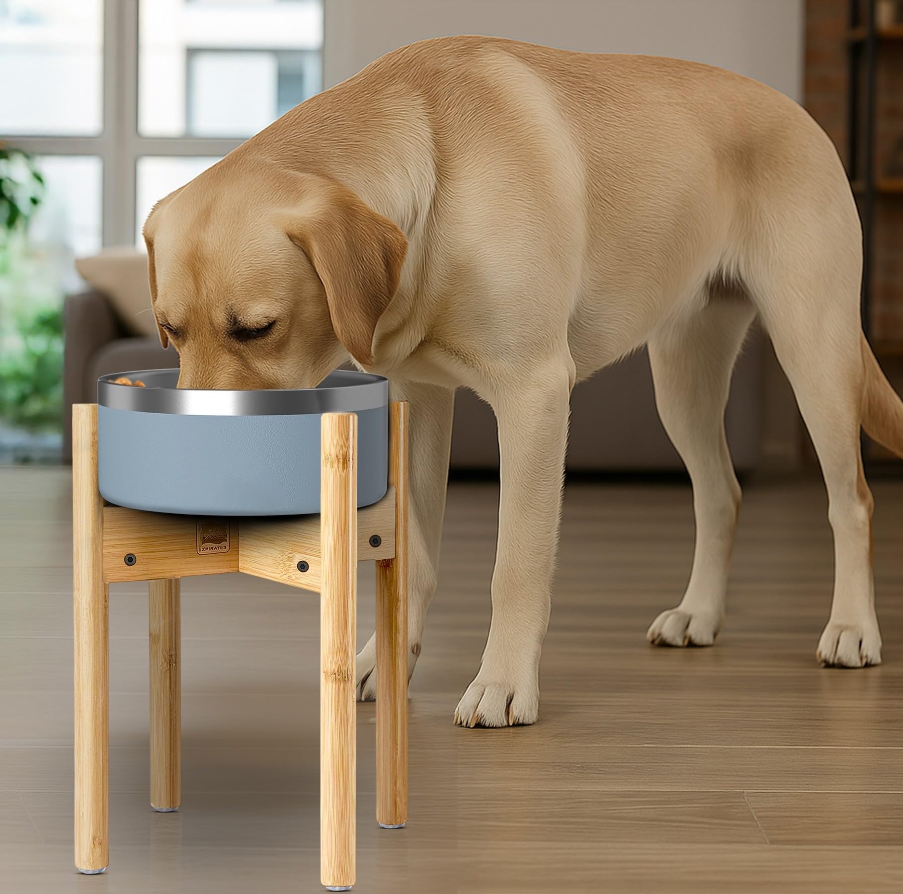 Les pattes antidérapantes ZPirates maintiennent solidement le bol pendant les repas.