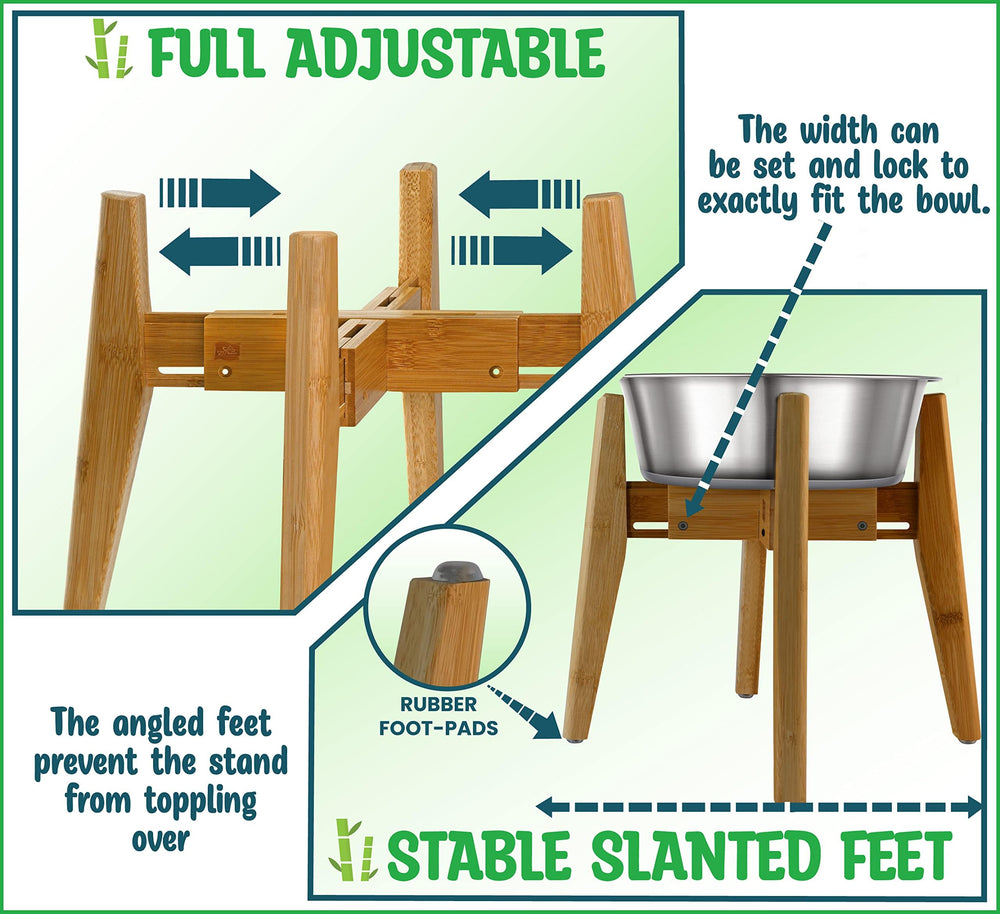 ZPirates base-bambou-durable: pieds antiderapants assurant stabilité