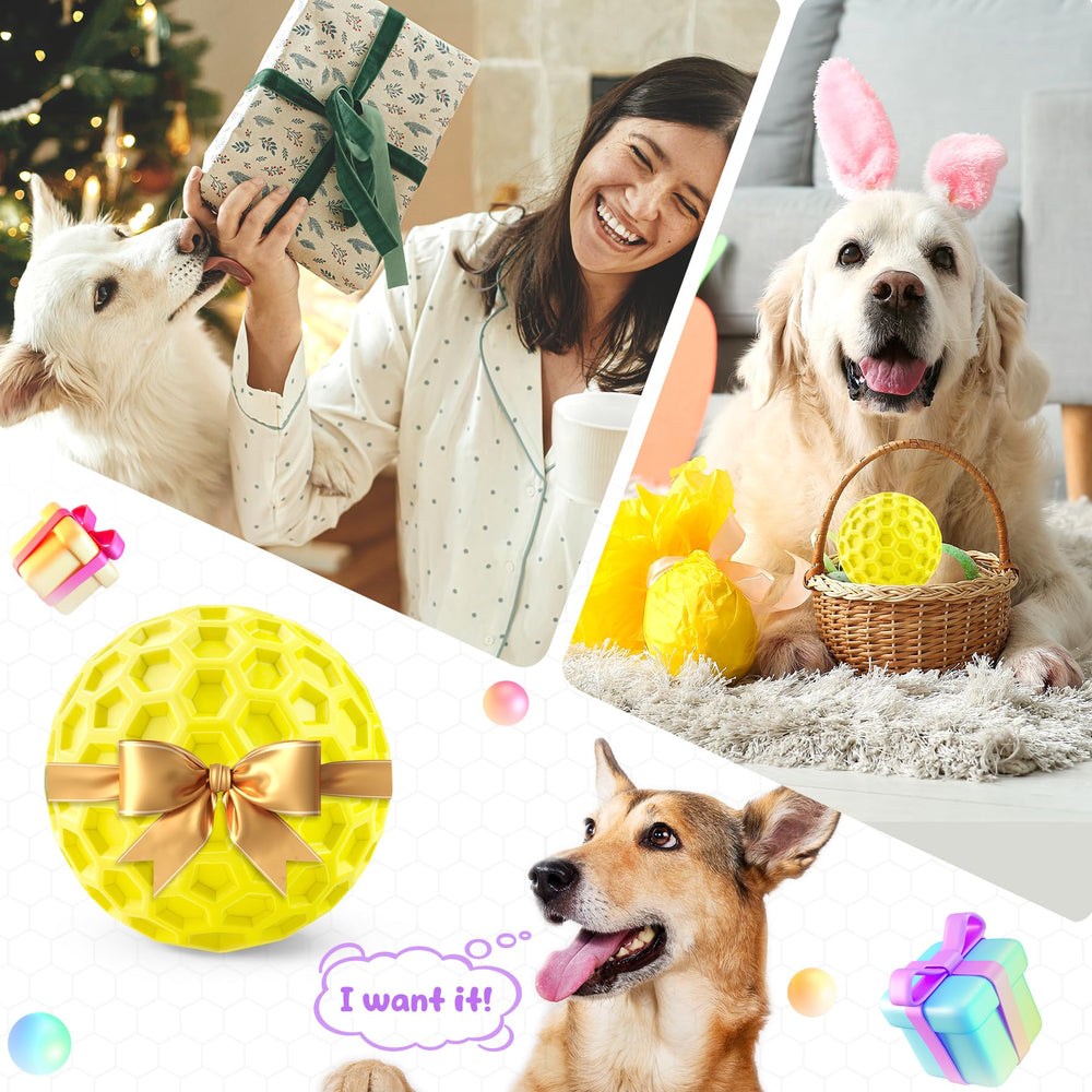 Balle ZRIFAQESW jeu interactif stimulant pour chiens