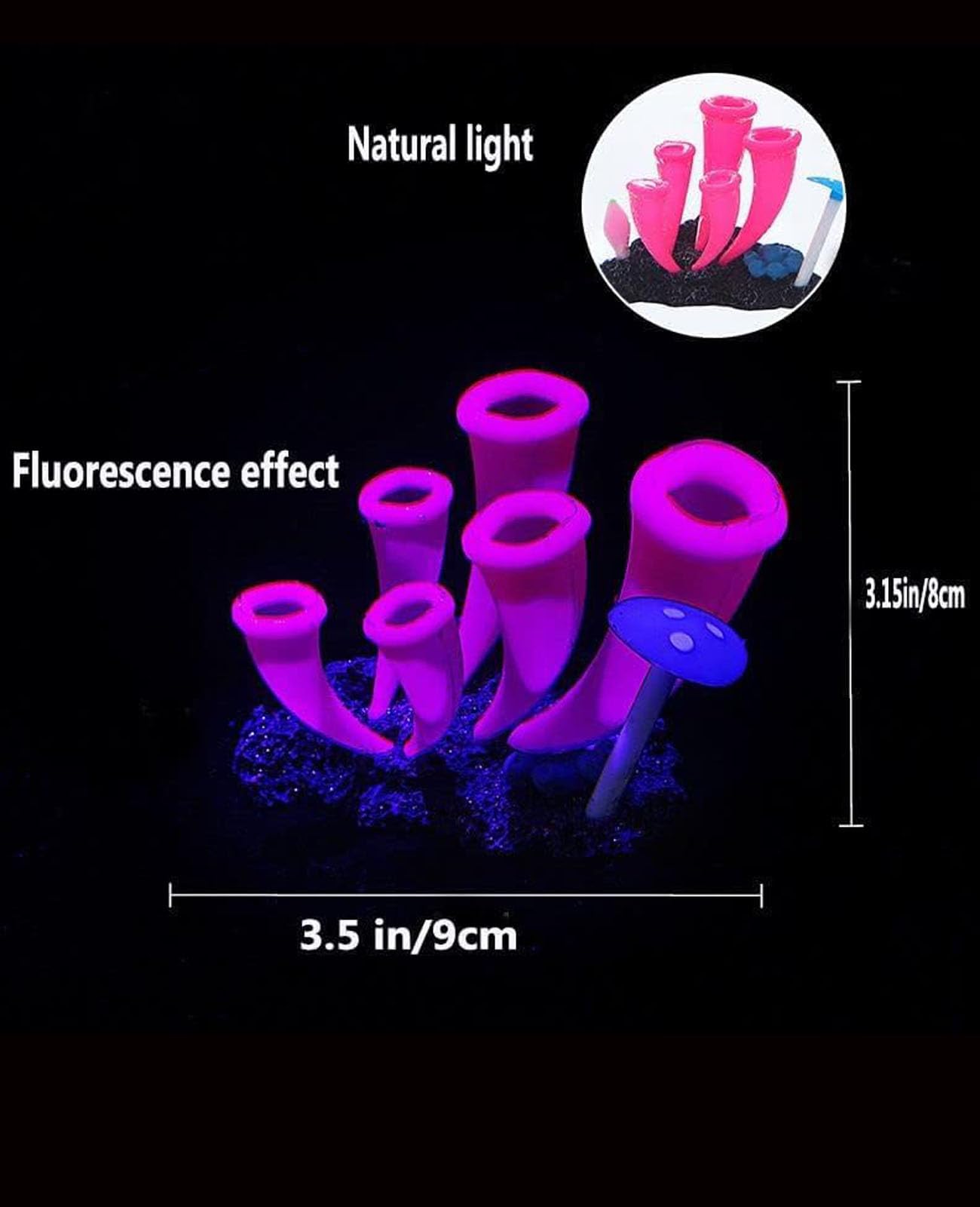ZtohPyo anemone verte lumineuse, idéal pour paysage marin.