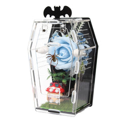 ZUIFIANLE forme cercueil terrarium araignée, vue avant esthétique.