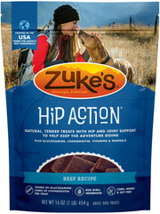 Zuke's Action Hanches et Articulations — pack quatre 16 onces, solution pratique pour les repas.
